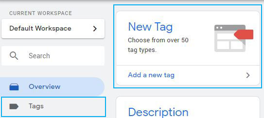 Add a New Tag in Google Tag Manager
