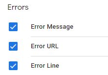 Errors in Google Tag Manager