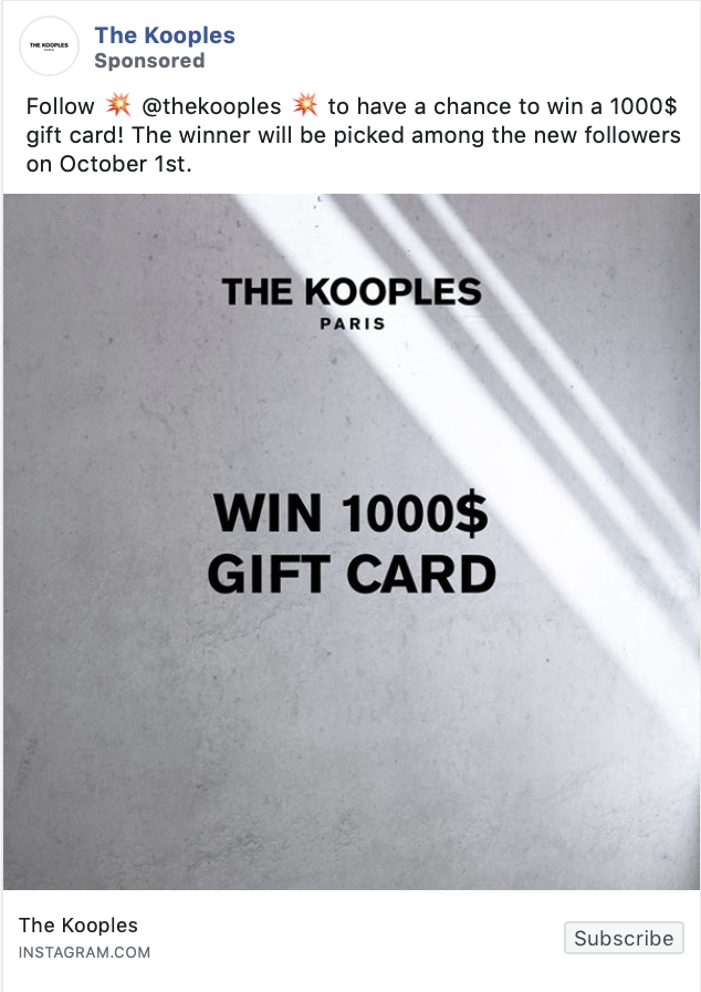 the kooples giveaway