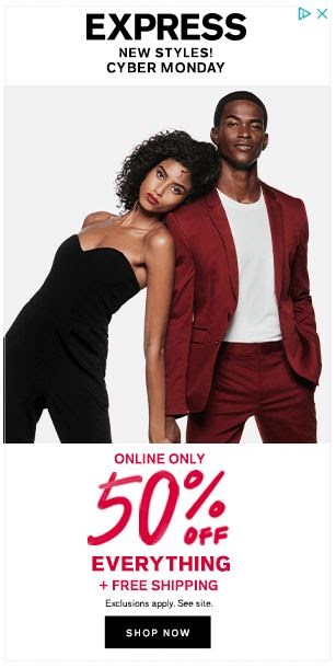 Express Clothing Display Ad Example 300 X 600 1