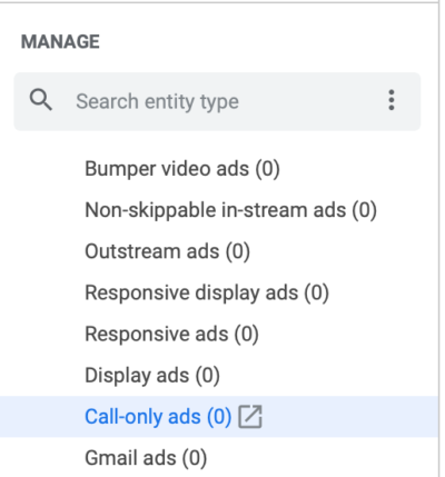 Call Only Campaigns Google Ads Editor