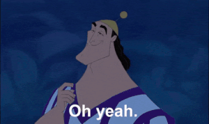 Kronk all coming together gif