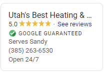 Heating & air local services ad