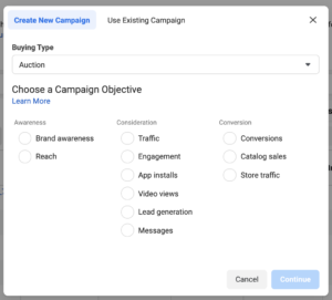 23 instagram ads campaign objective